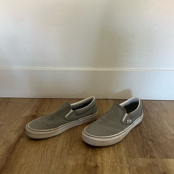 Gray Slip-On Vans - Picture 3 of 6